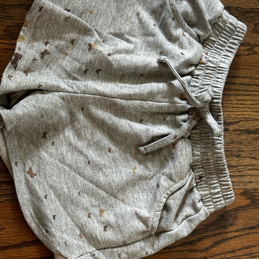 Gray Relaxed Fit Shorts with Elastic Waistband